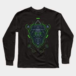 Bull head - Sacred Geometry Long Sleeve T-Shirt